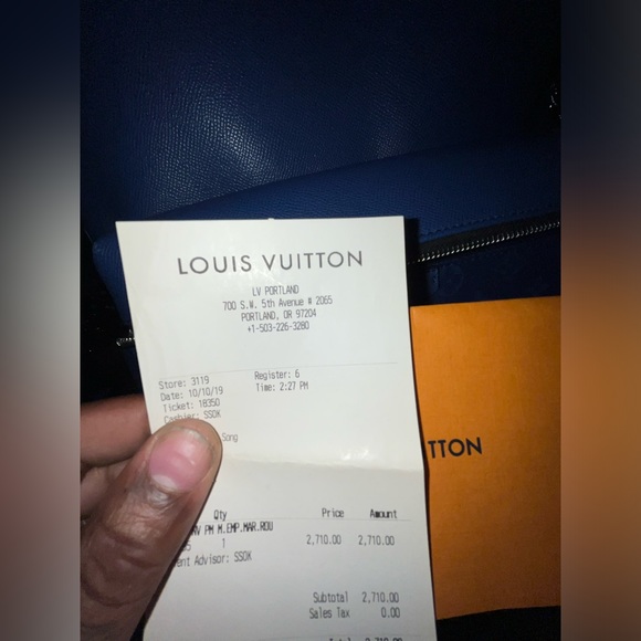 Louis Vuitton Discovery Backpack Monogram Pacific Taiga PM Blue - Picture 2 of 16